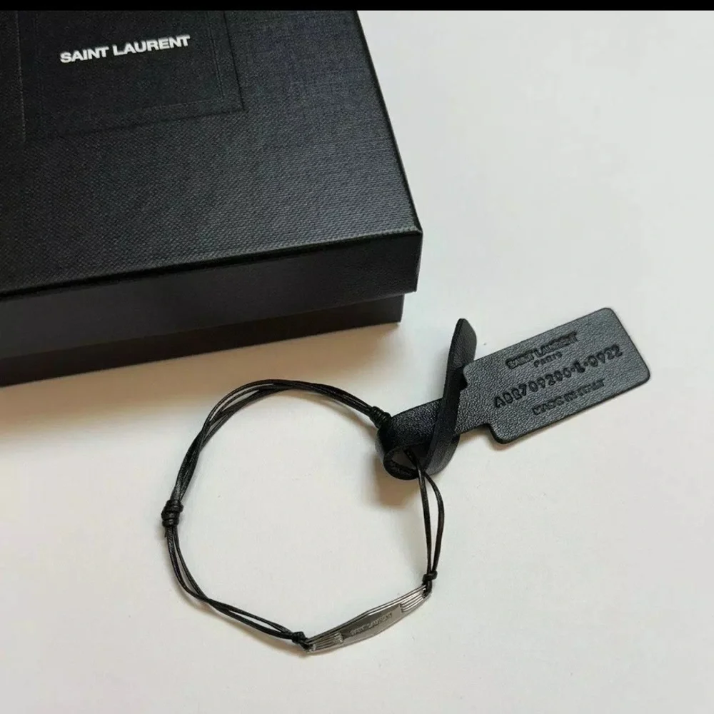 Saint Laurent Paris Rope Bracelet
